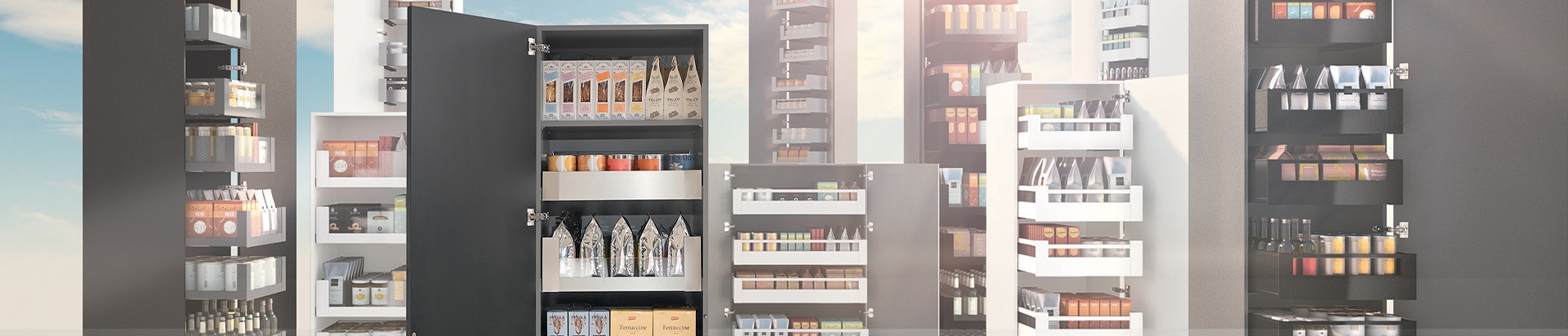 פתרונות אחסון למטבח ולבית BLUM | בלורן ייבוא ושיווק פרזול