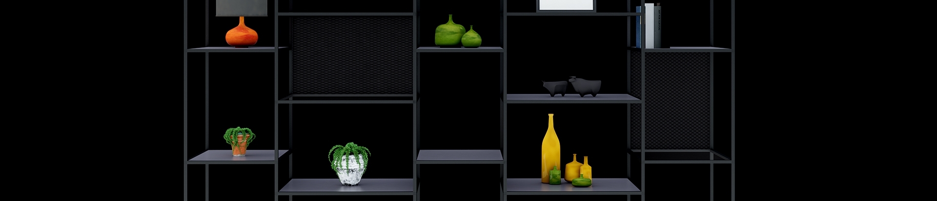 מידוף מודולרי ושולחנות קפה קאנטי | בלורן פרזול