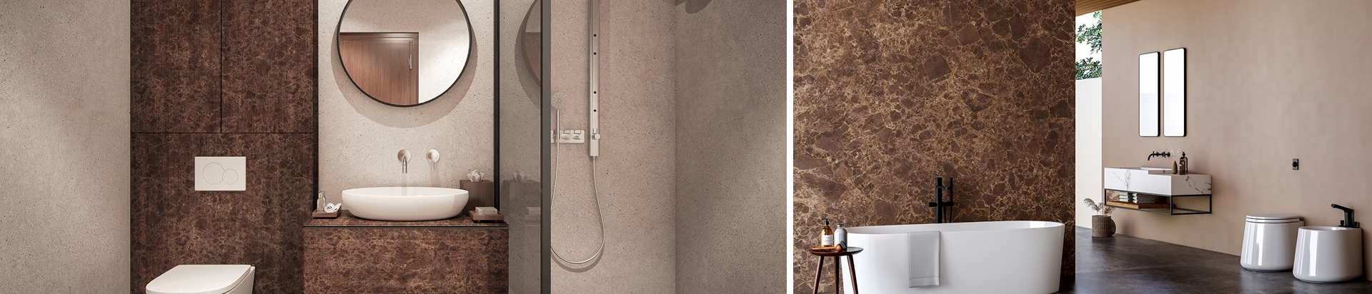 חיפוי קיר לאמבטיה - מבחר חיפויי קירות לחדר אמבטיה | בלורן מוצרי פרזול איכותיים