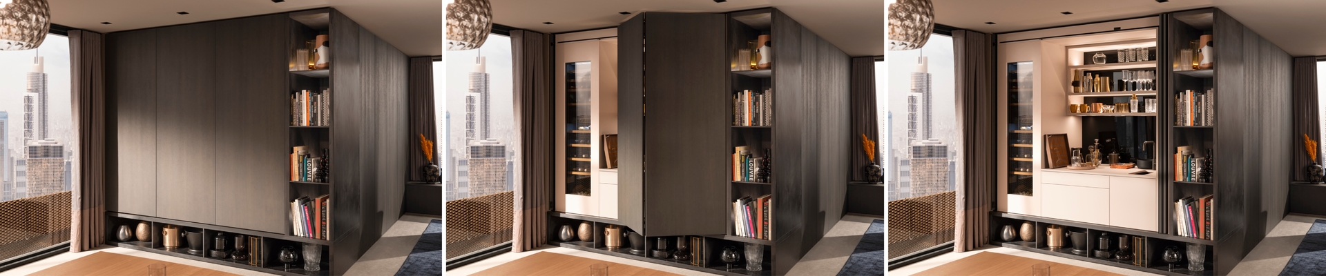 רווגו REVEGO UNO+DUO - מערכת כיס מתקדמת עם 2 דלתות לעיצוב המרחב | בלורן פרזול